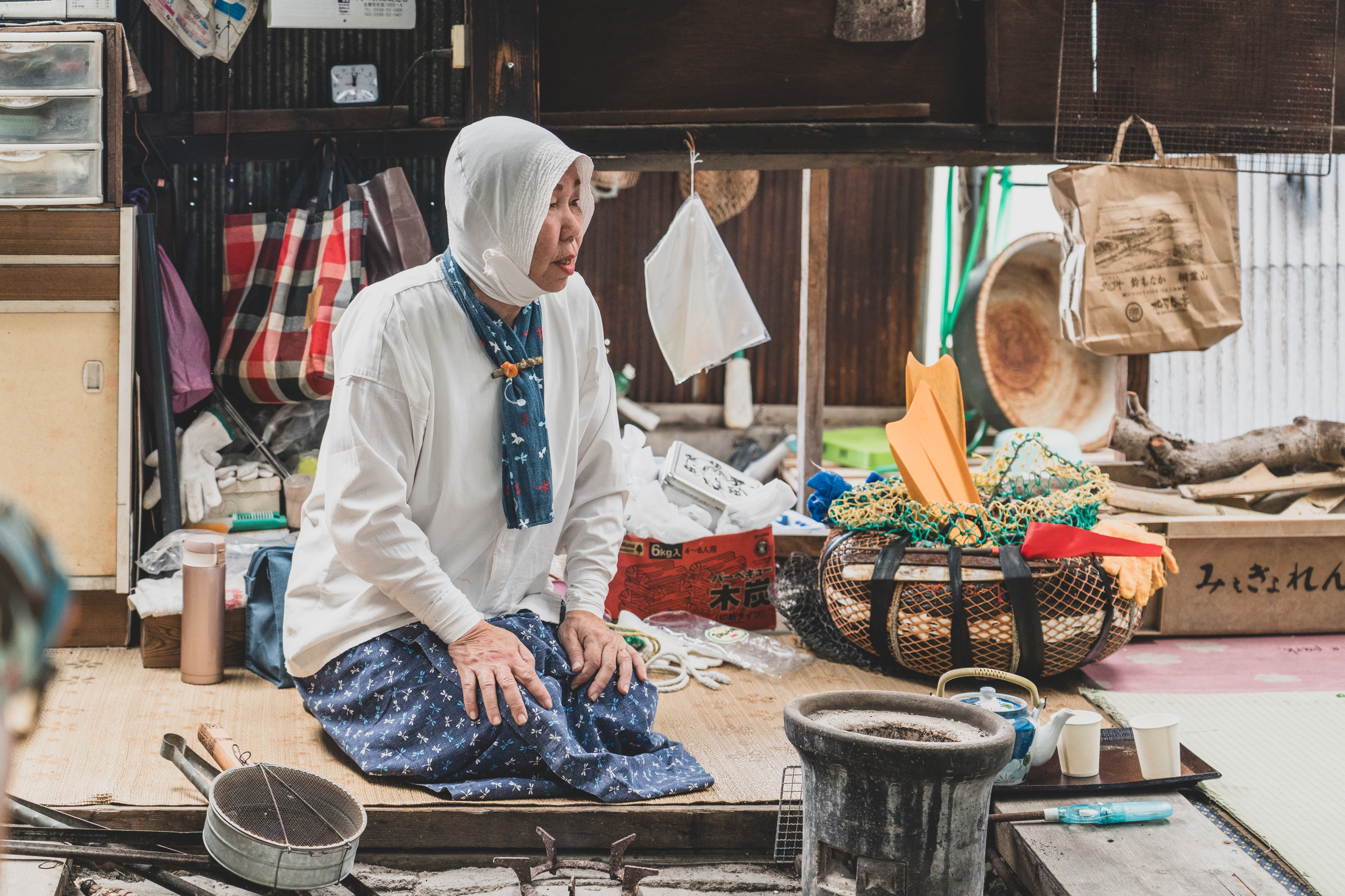 海女小屋歇息